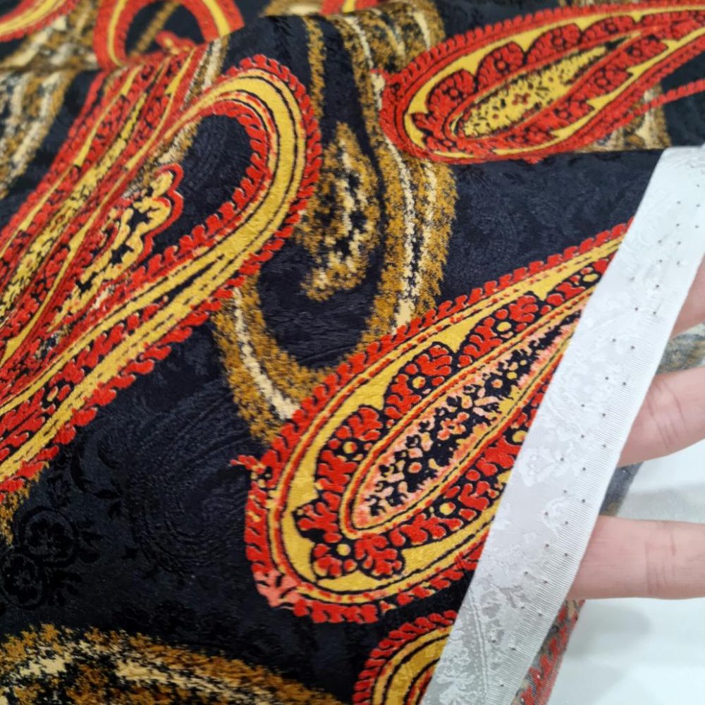 SETA PAISLEY JACQUARD - ULTIMO TAGLIO 2.5 METRI - immagine 2