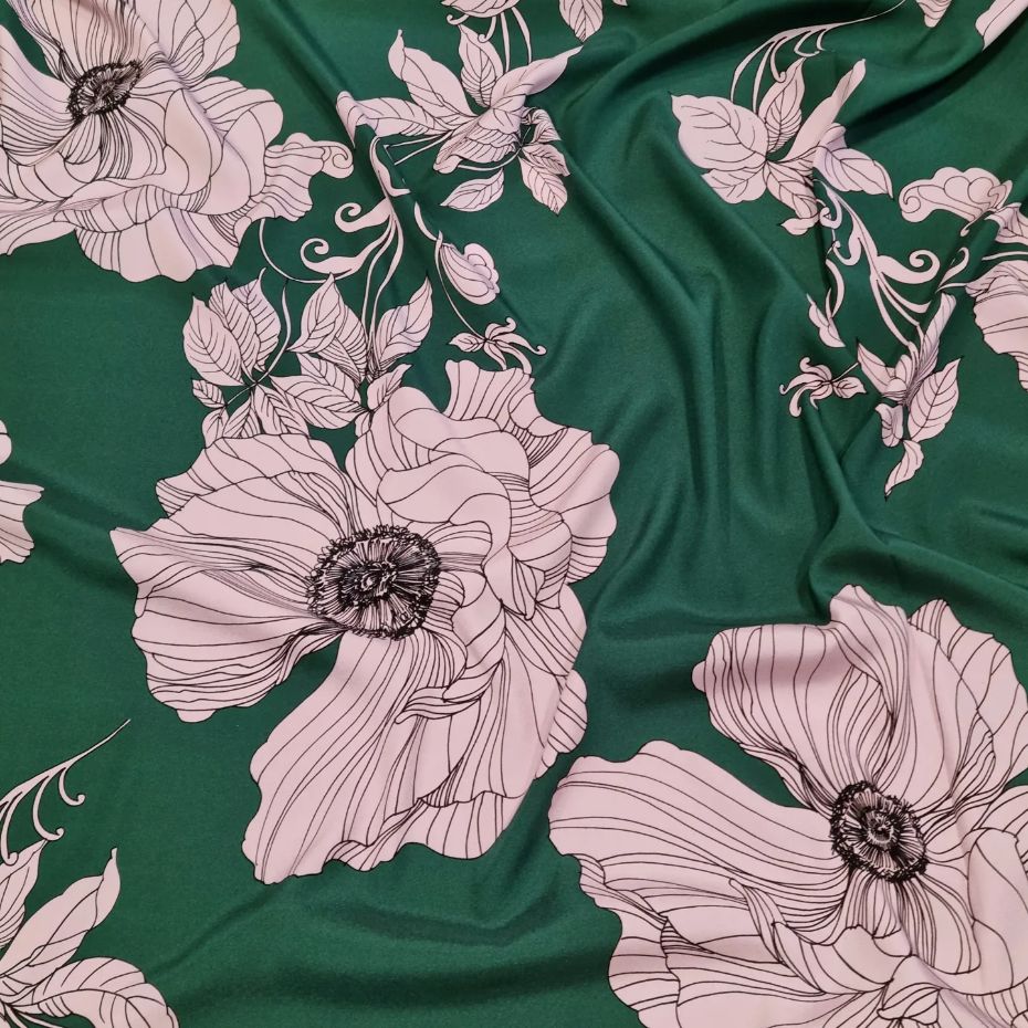 SETA FIORI GRANDI 1 - ULTIMO TAGLIO 2.1 METRI