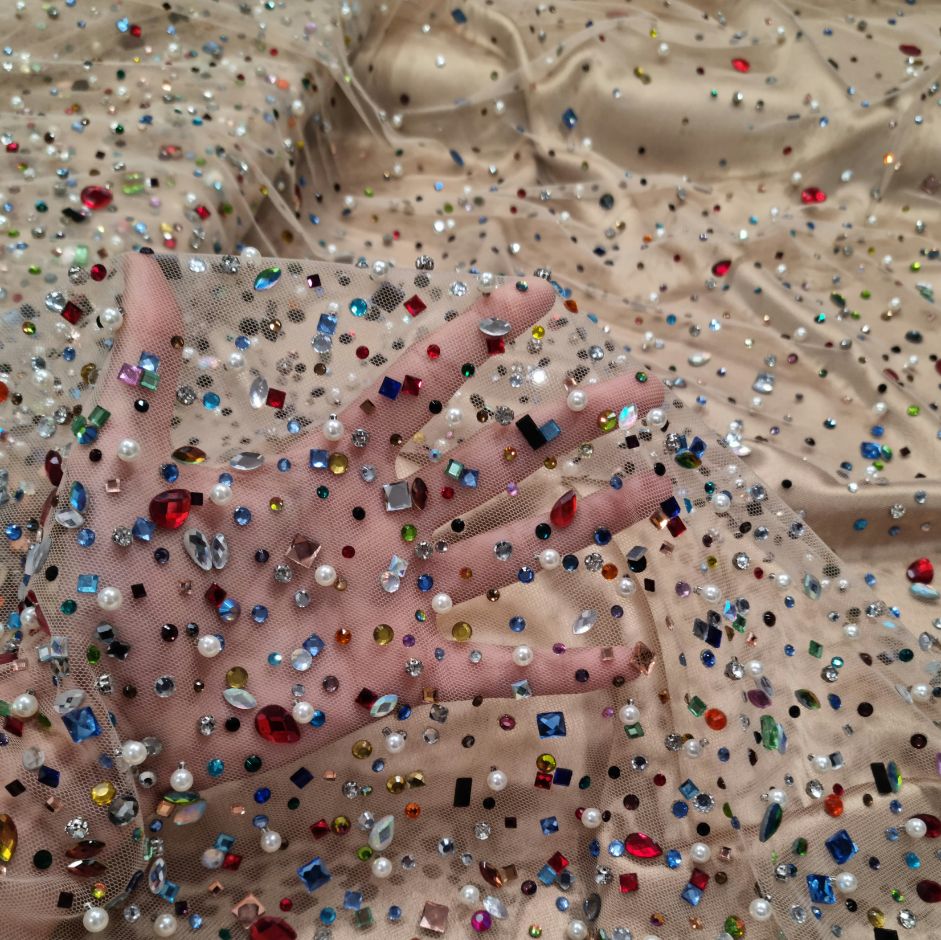 TULLE STONES - ULTIMO TAGLIO 1.25 METRI