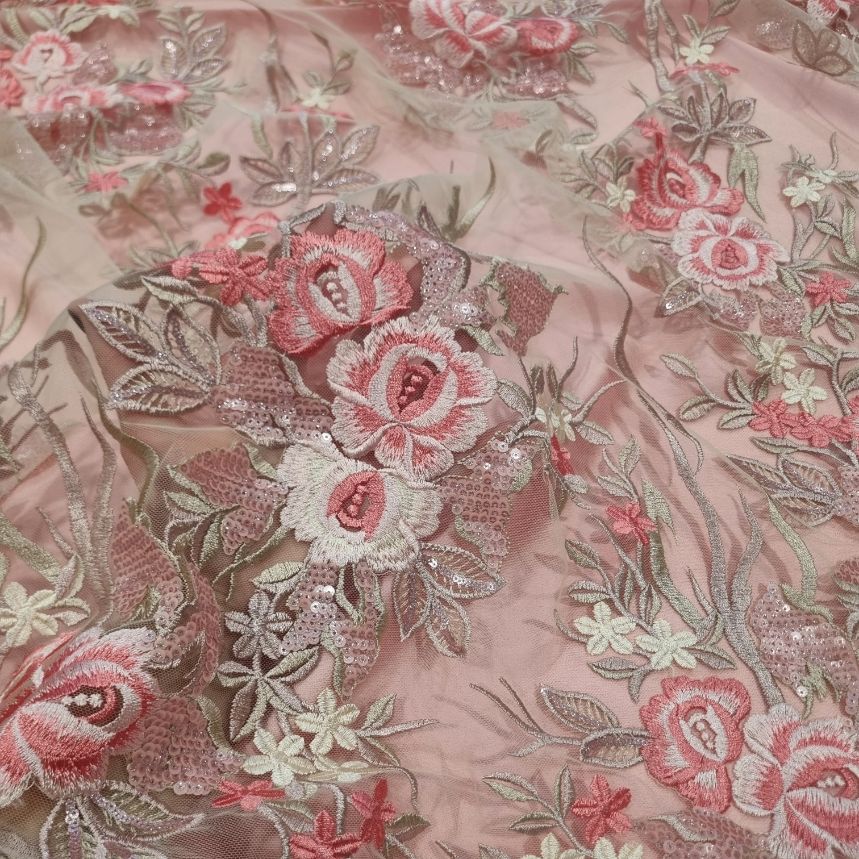 TULLE RICAMATO NANCY - immagine 2