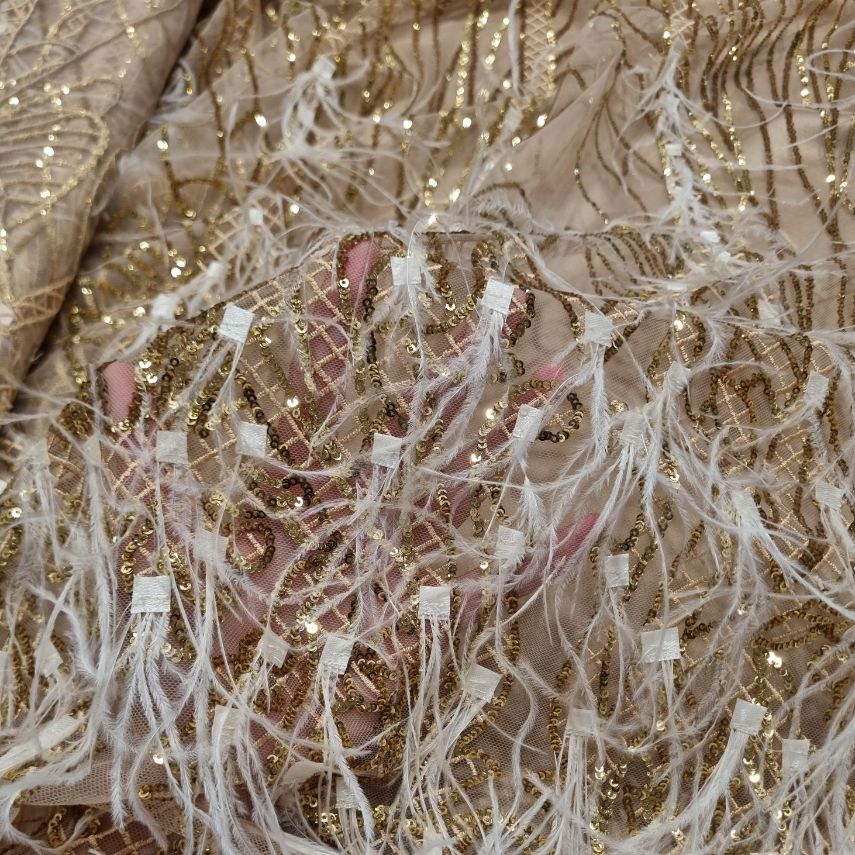 KOLIGHT Piume Naturali Di Gallo Hackle – 2 Metri Di Frangia Larga 12,7-17,8 Cm Per Decorazioni Fai Da Te (Turchese)