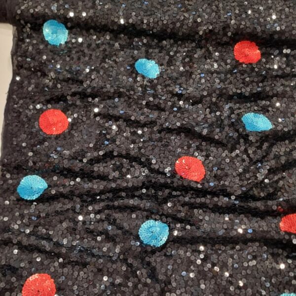 SILK GEORGETTE EMBROIDERED WITH SEQUINS