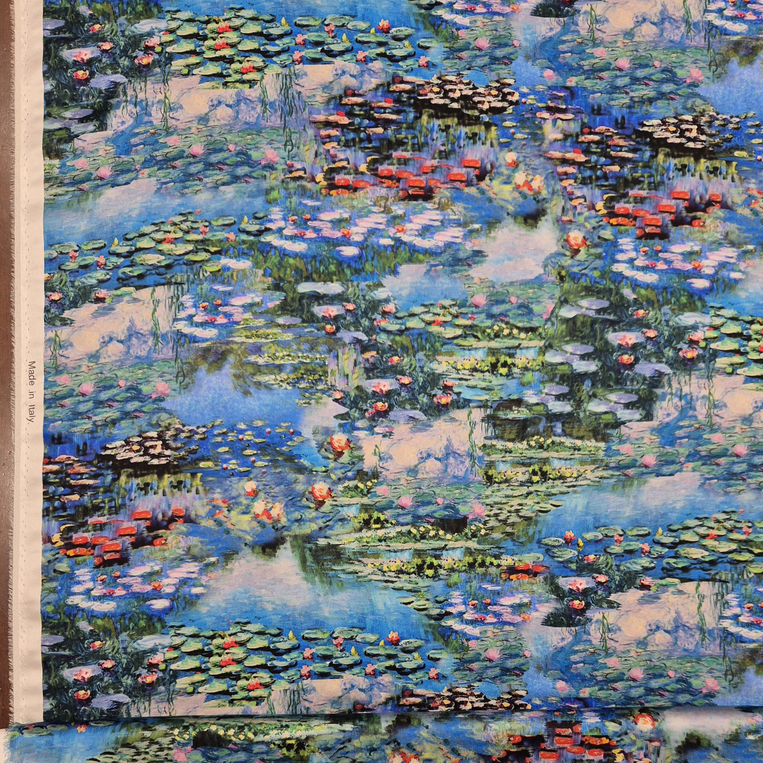 SETA MONET - ULTIMO TAGLIO 2 METRI