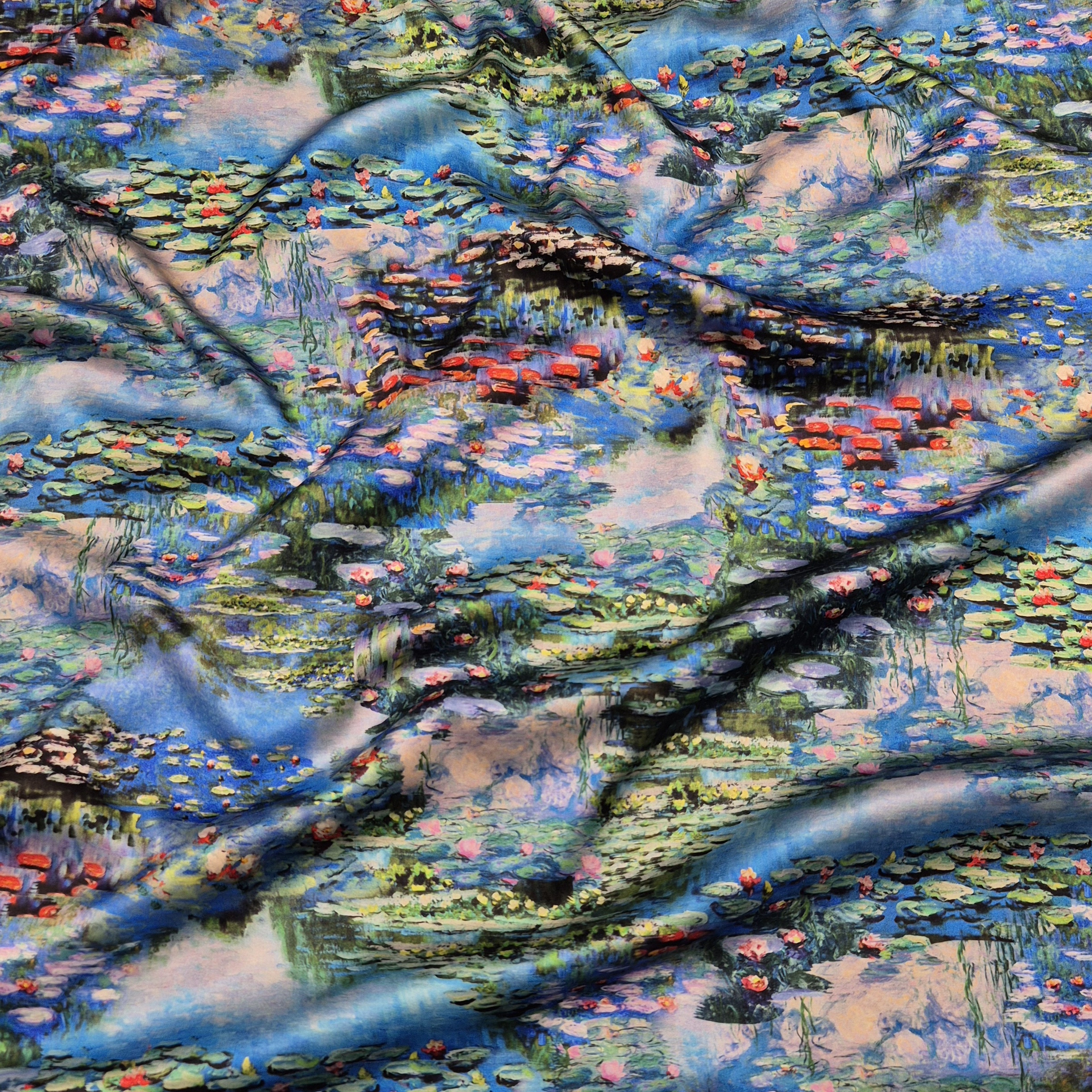 SETA MONET - ULTIMO TAGLIO 2 METRI - immagine 3