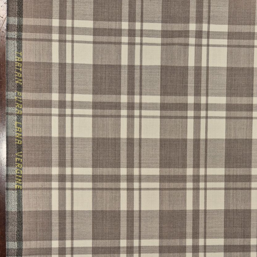 LANA CHECK BEIGE - immagine 4