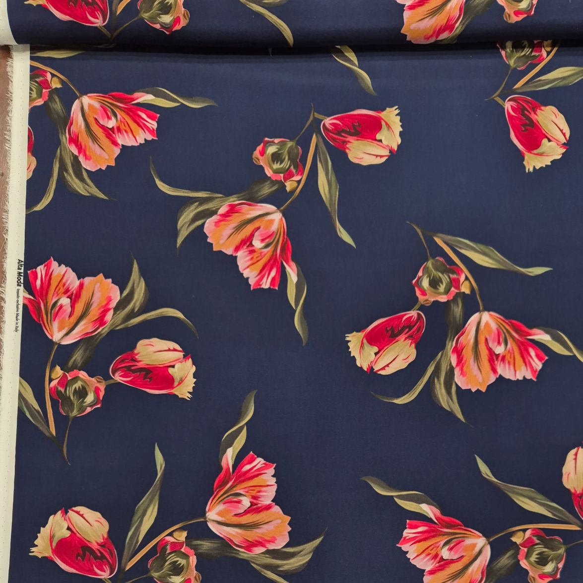 SETA BLUE FLOWER - immagine 3