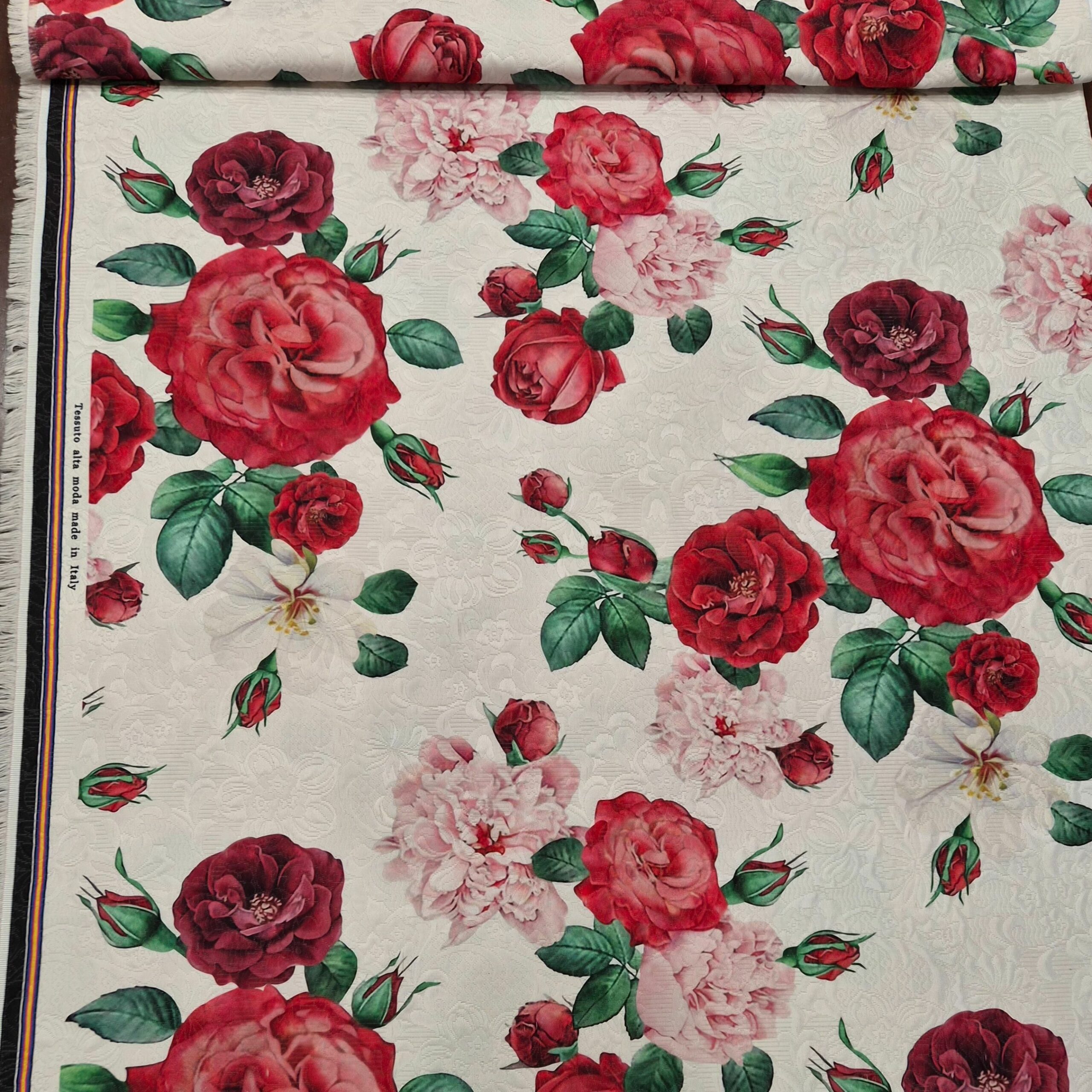 JACQUARD COTONE FLEY - ULTIMO TAGLIO 1.6 METRI - immagine 2