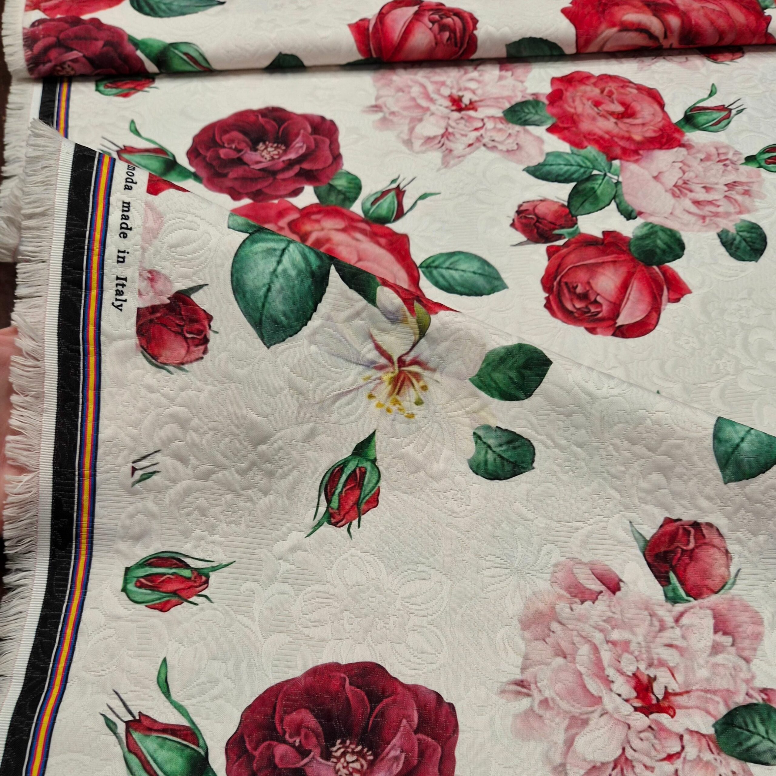 JACQUARD COTONE FLEY - ULTIMO TAGLIO 1.6 METRI - immagine 3