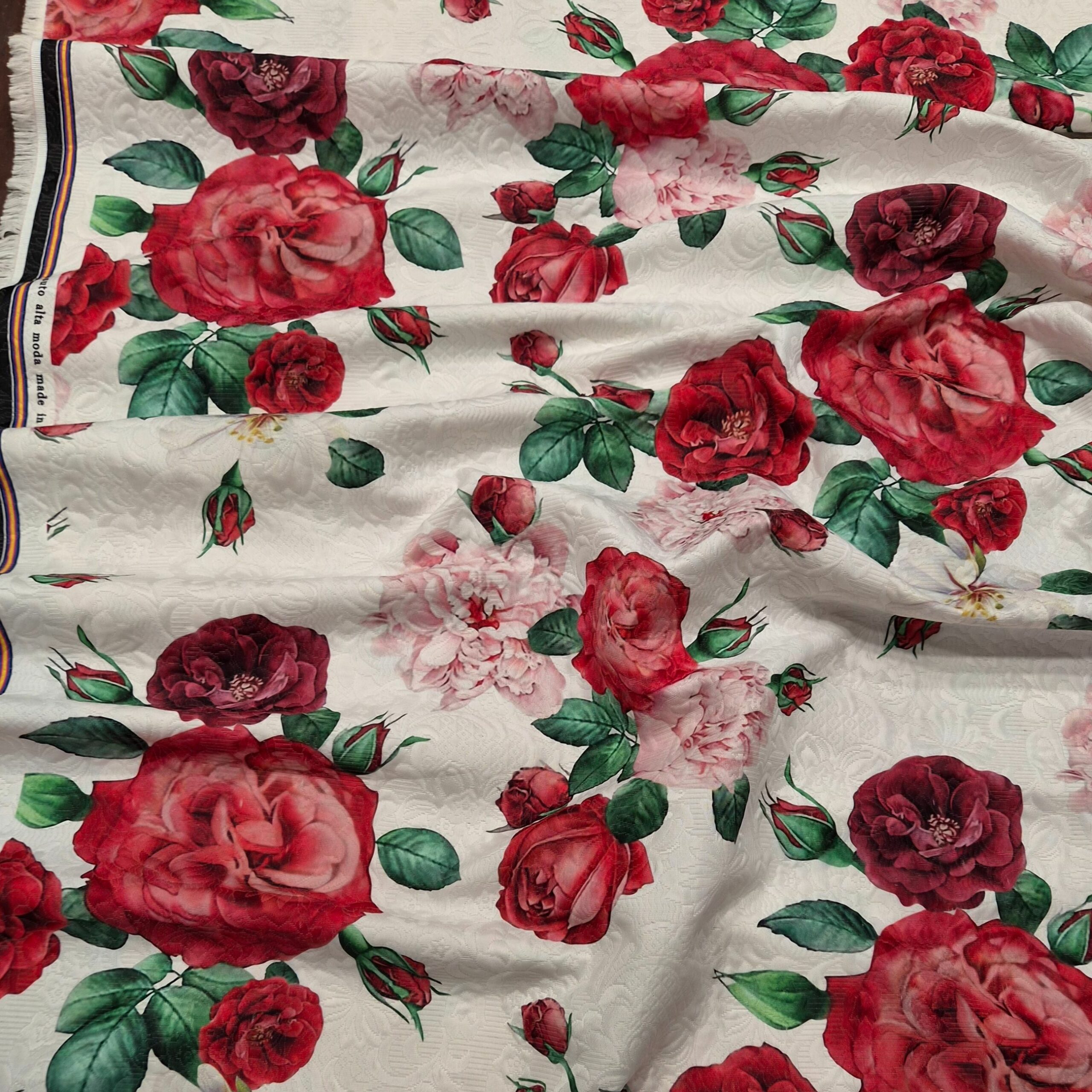 JACQUARD COTONE FLEY - ULTIMO TAGLIO 1.6 METRI