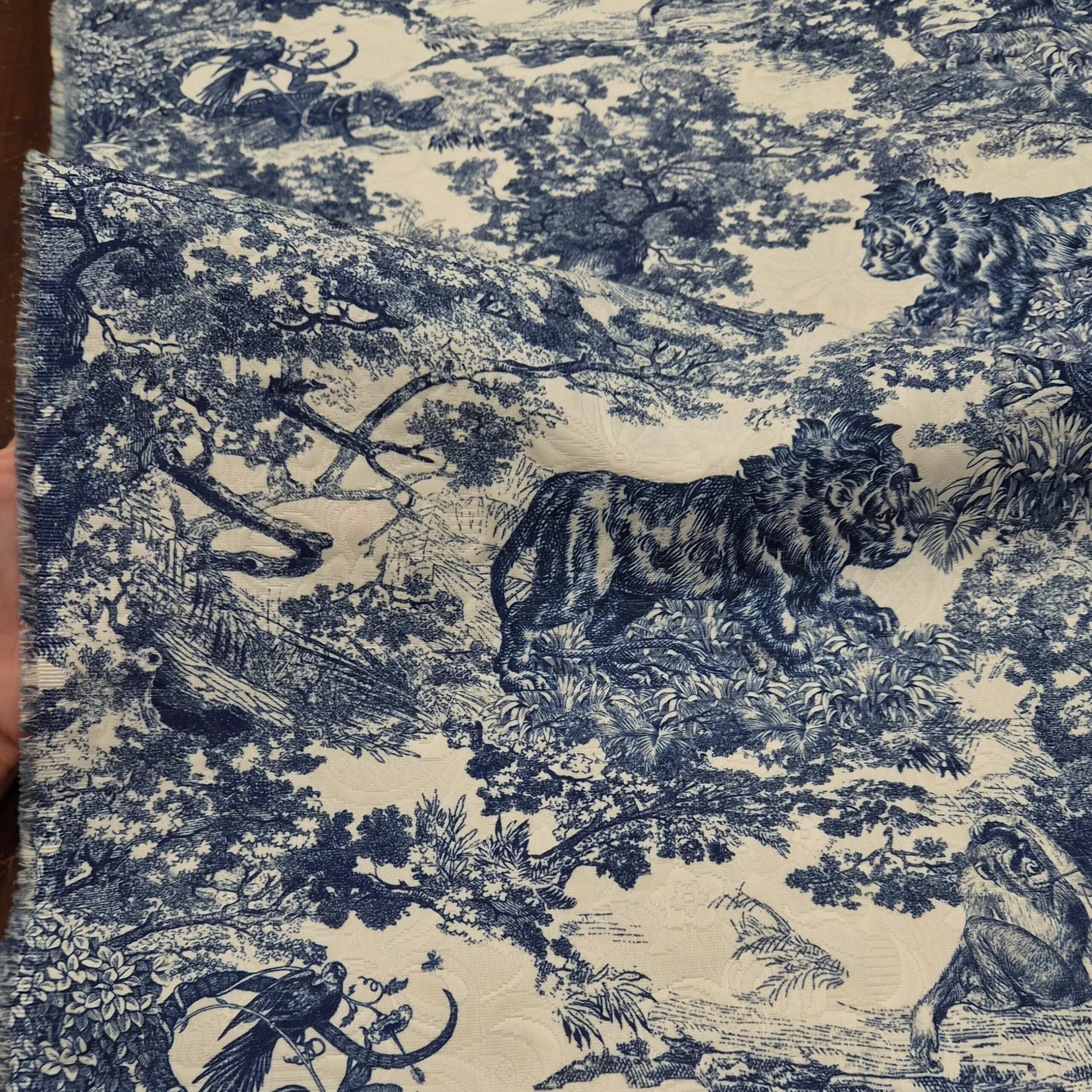 JACQUARD COTONE SAVANA - ULTIMO TAGLIO 1.7 METRI - immagine 2